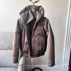 North face Hyvent coat Beautiful Brown cooper color